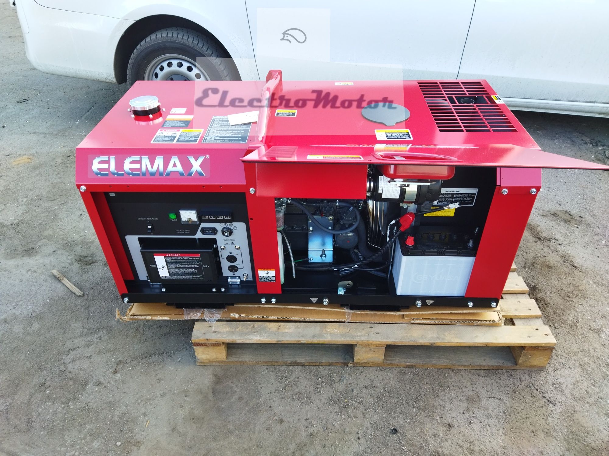 Дизельный генератор Elemax SH11D 220В 8кВт