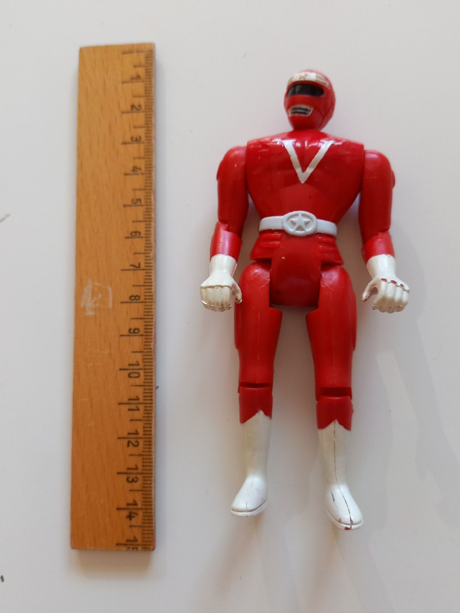 Power rangers bandai figurka czerwony ranger bootleg vintage