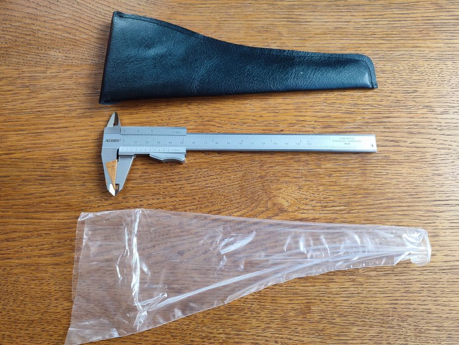 Nowa Suwmiarka z głębokościomierzem drucik fi 1,6