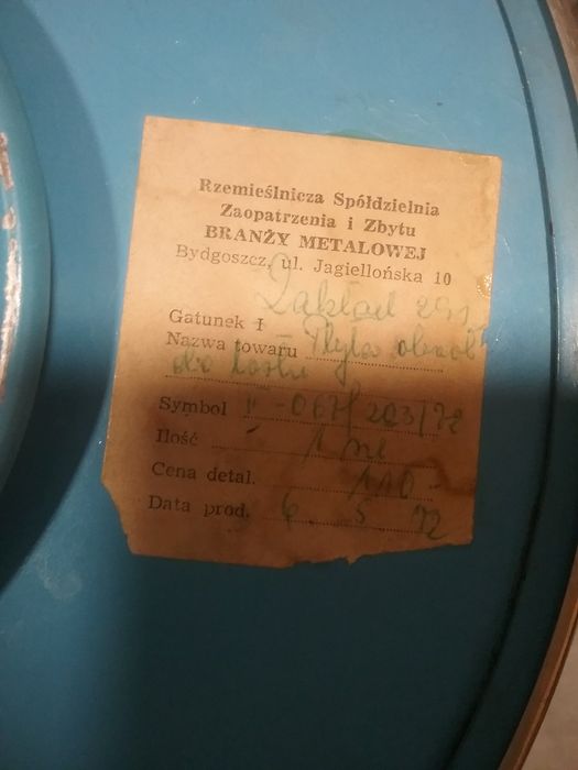 Patera obrotowa do tortu PRL