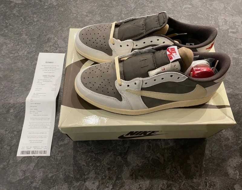 Buty sportowe Jordan_1_Retro_Low_OG_SP_Travis_Scott_Mocha r.45