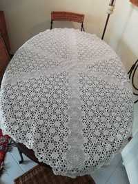 Toalha de mesa em crochet