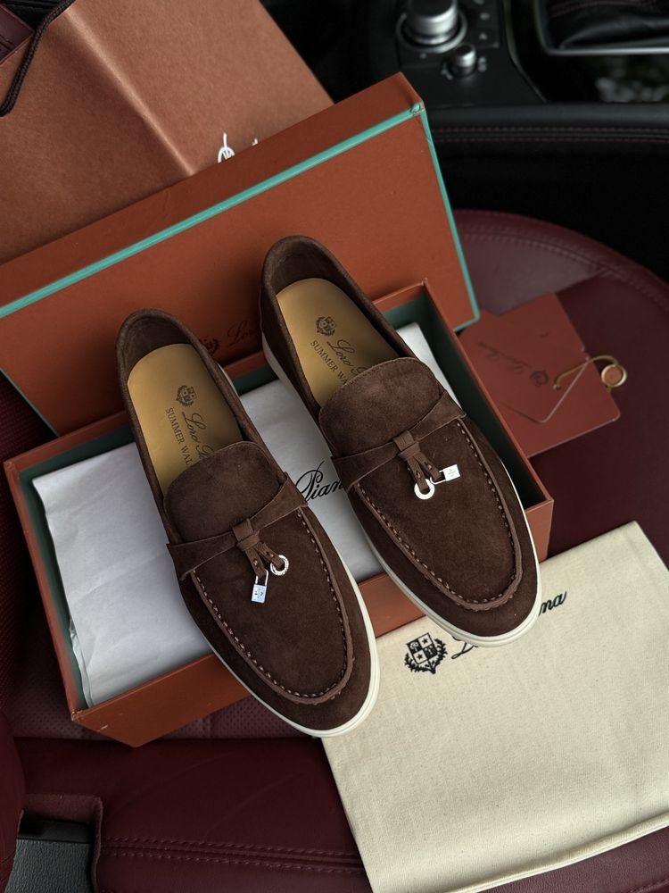 Женские Лофери лоро пиана лоферы loro piana коричневые лорики