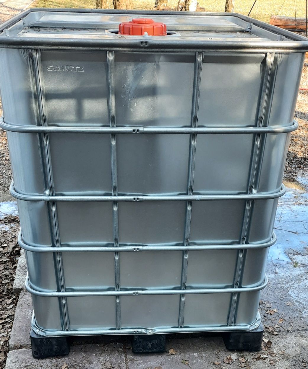 Mauzer 1000l zbiornik Małzer BLASZANY BLACHA pojemnik wysyłka