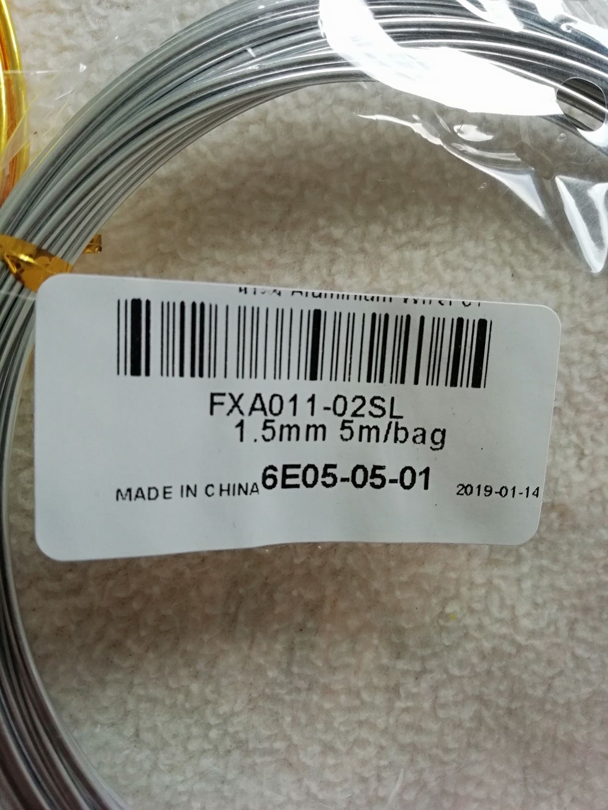 Arame alumínio Bonsai 1,5mm