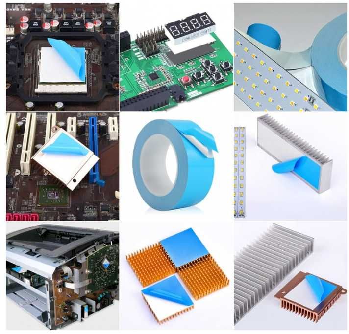 Bntaomle Taśma radiatora taśma termiczna do procesora GPU SSD Drive