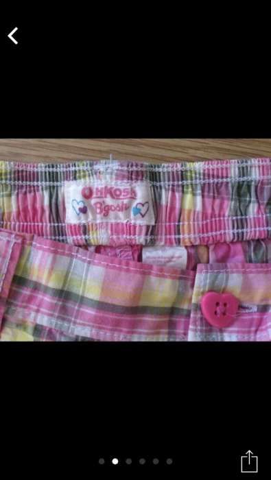 Calções Oshkosh e de renda