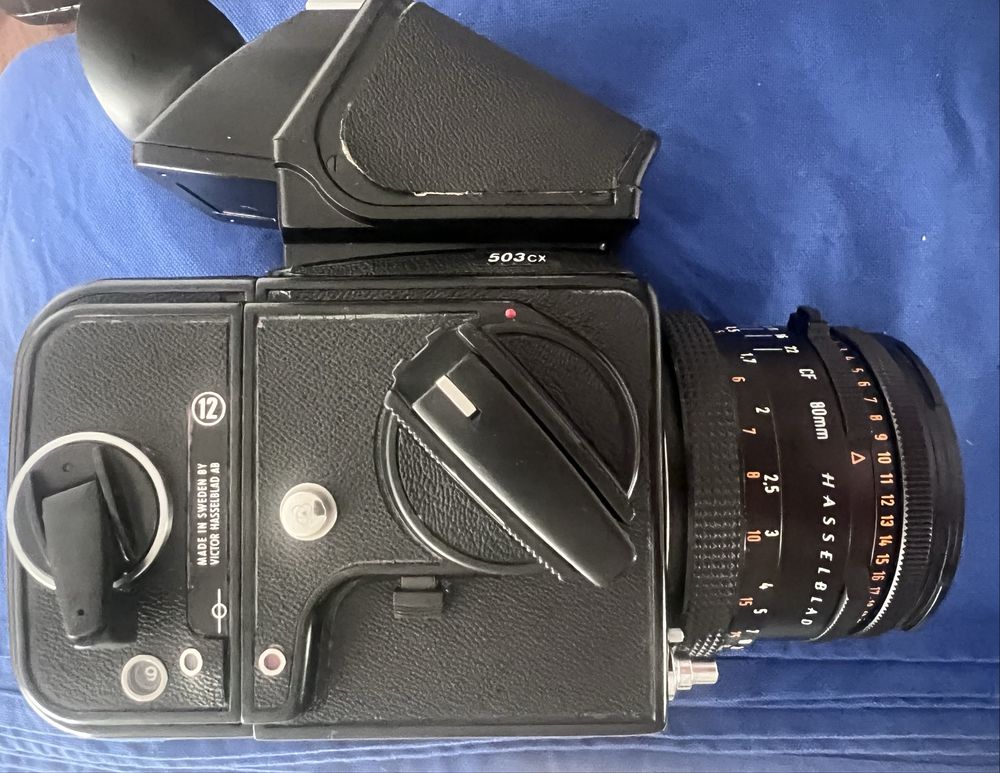 Hasselblad 503CX + CF 80mm lente 2.8