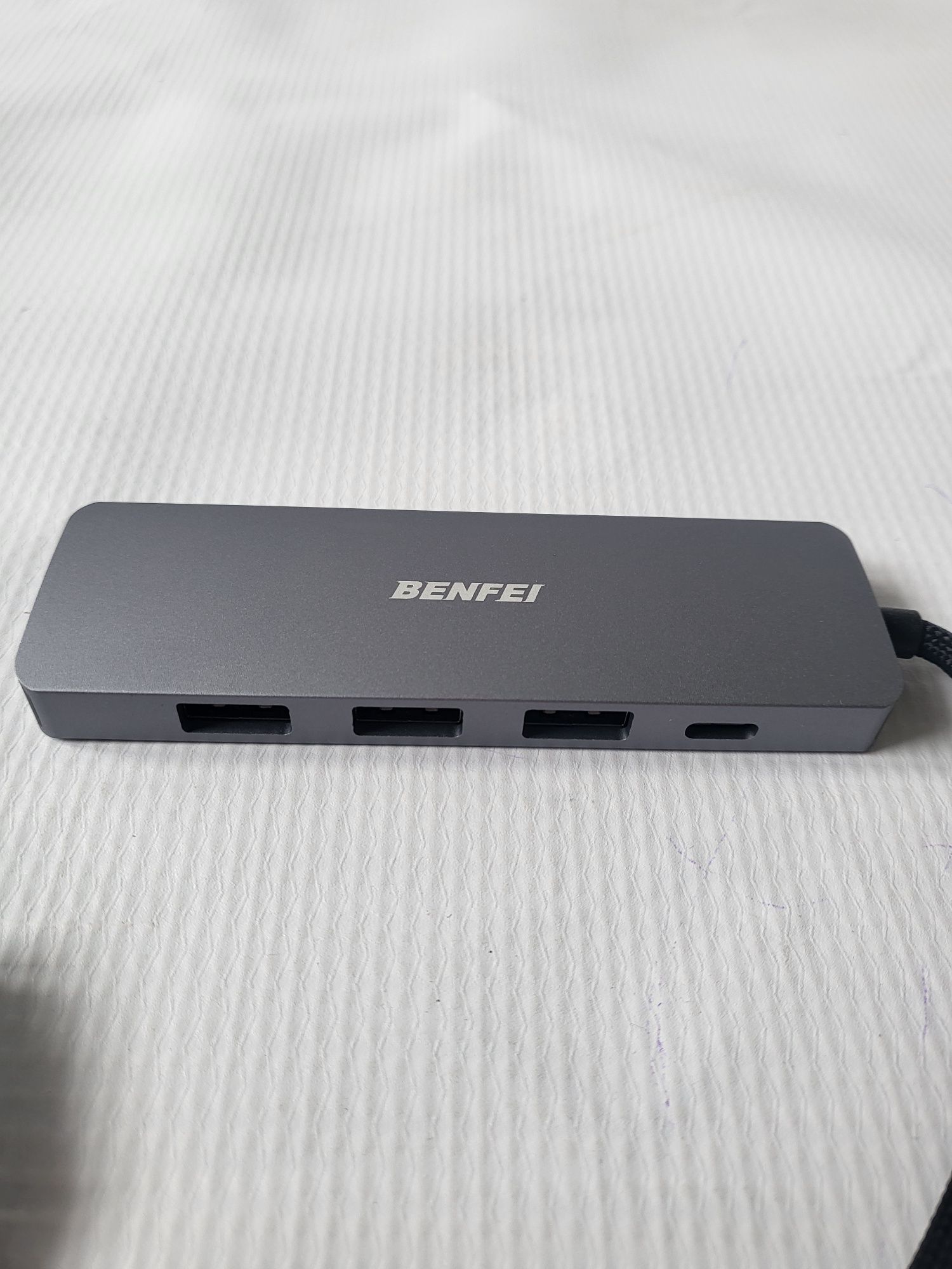 Hub BENFEI USB C 5w1 z 4K HDMI, 3 USB-A, zasilaniem 100 W