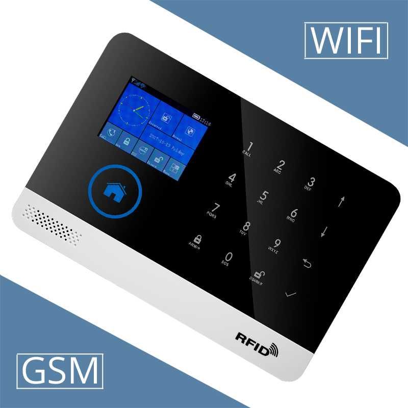 Sistema de Alarme sem Mensalidades - Wireless, GSM, RFID e LCD Touch