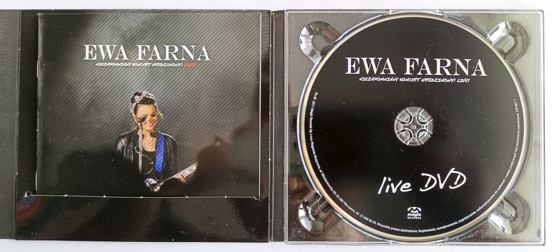 Ewa Farna Live Niezapomniany Koncert Urodzinowy CD+DVD 2011r