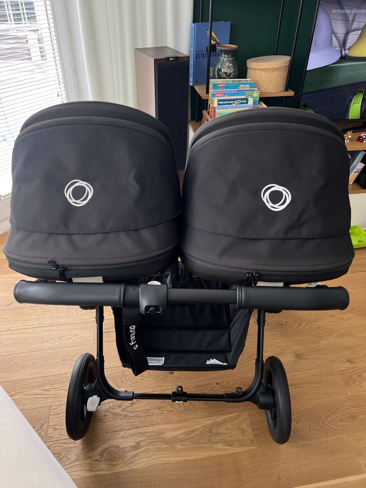 Bugaboo donkey 5 duo wozek podwojny czarny rok po roku