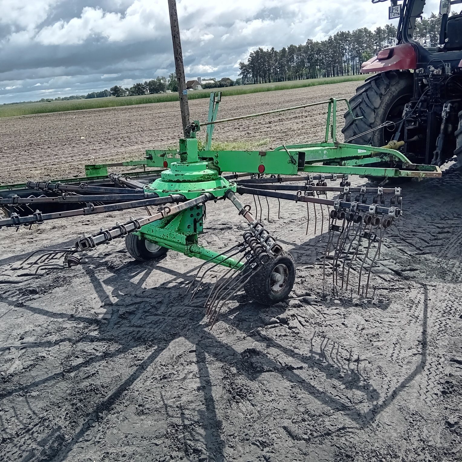 Zgrabiarka deutz fahr 4.20szr zamiana