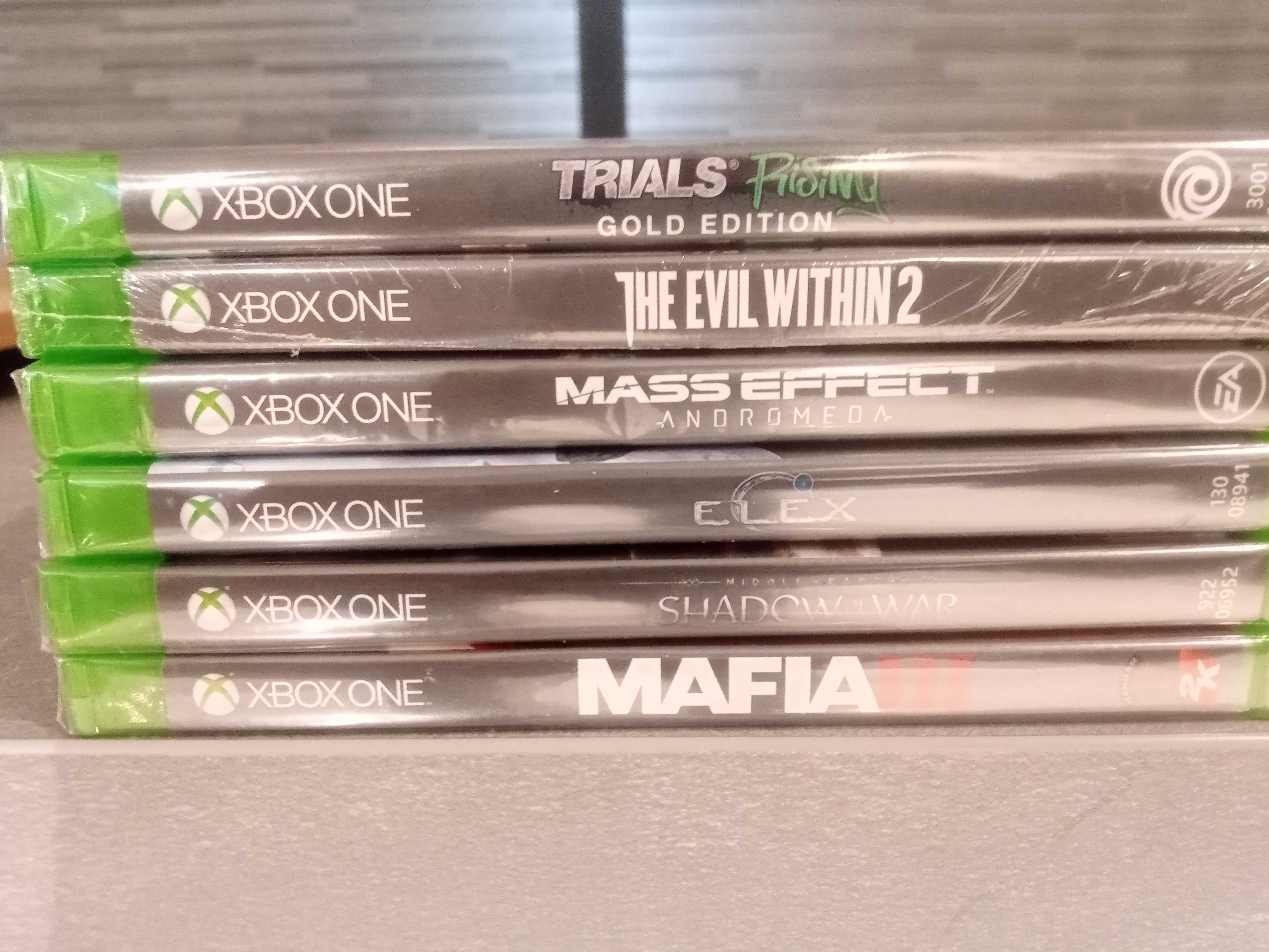Zestaw 5szt. gier na xbox one, min: Mass Effect Andromeda. OkazJa!