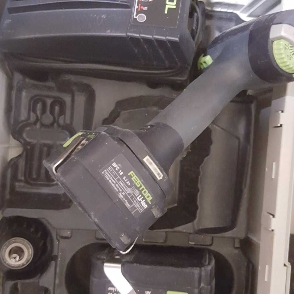 Festool T15+3 wkrętarka 2018 5.2Ah,Festool C12