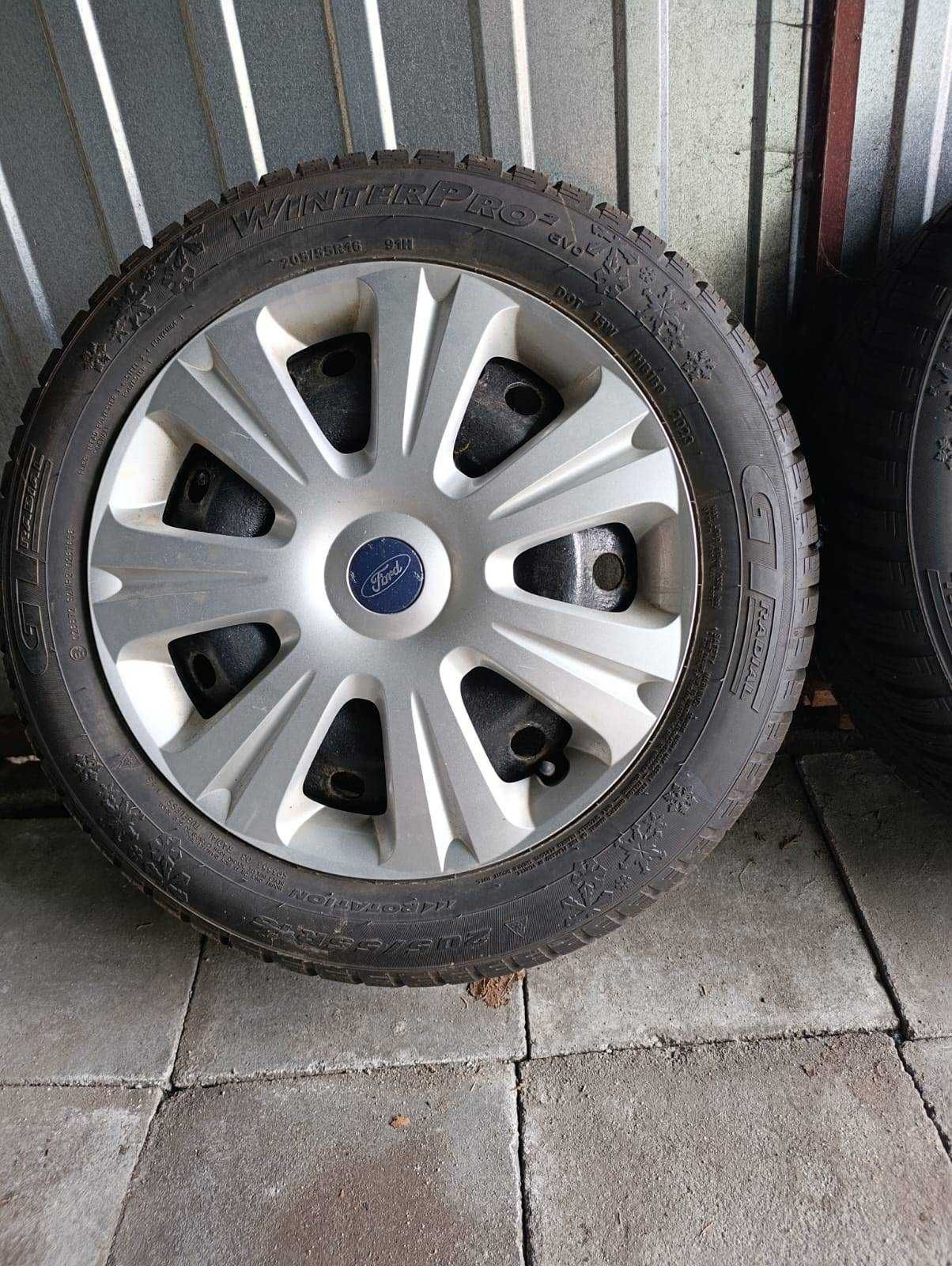 [FORD] Komplet felg stalowych  z oponami zimowymi