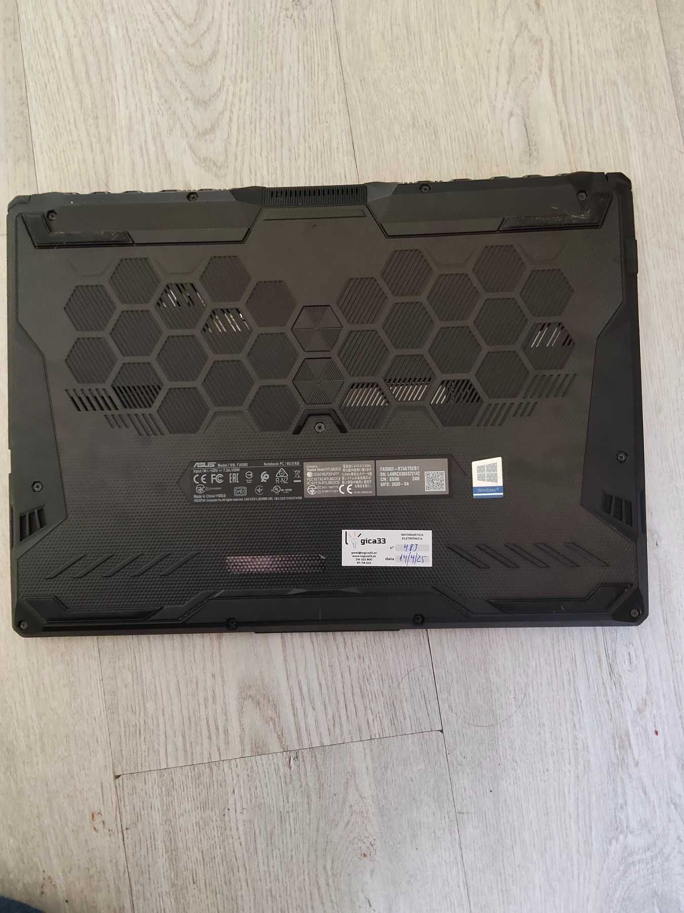 ASUS TUF A15 para peças