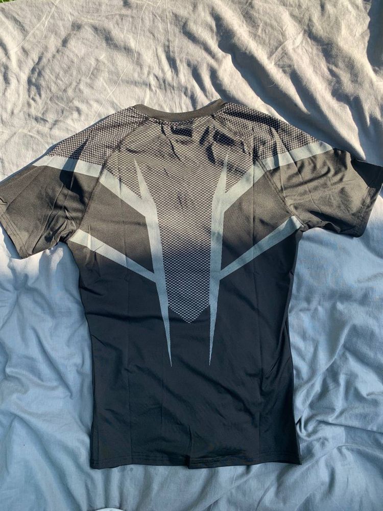 GymShark Onyx v5.0 сіра ( S, M, L ) футболка компресійна, рашгард