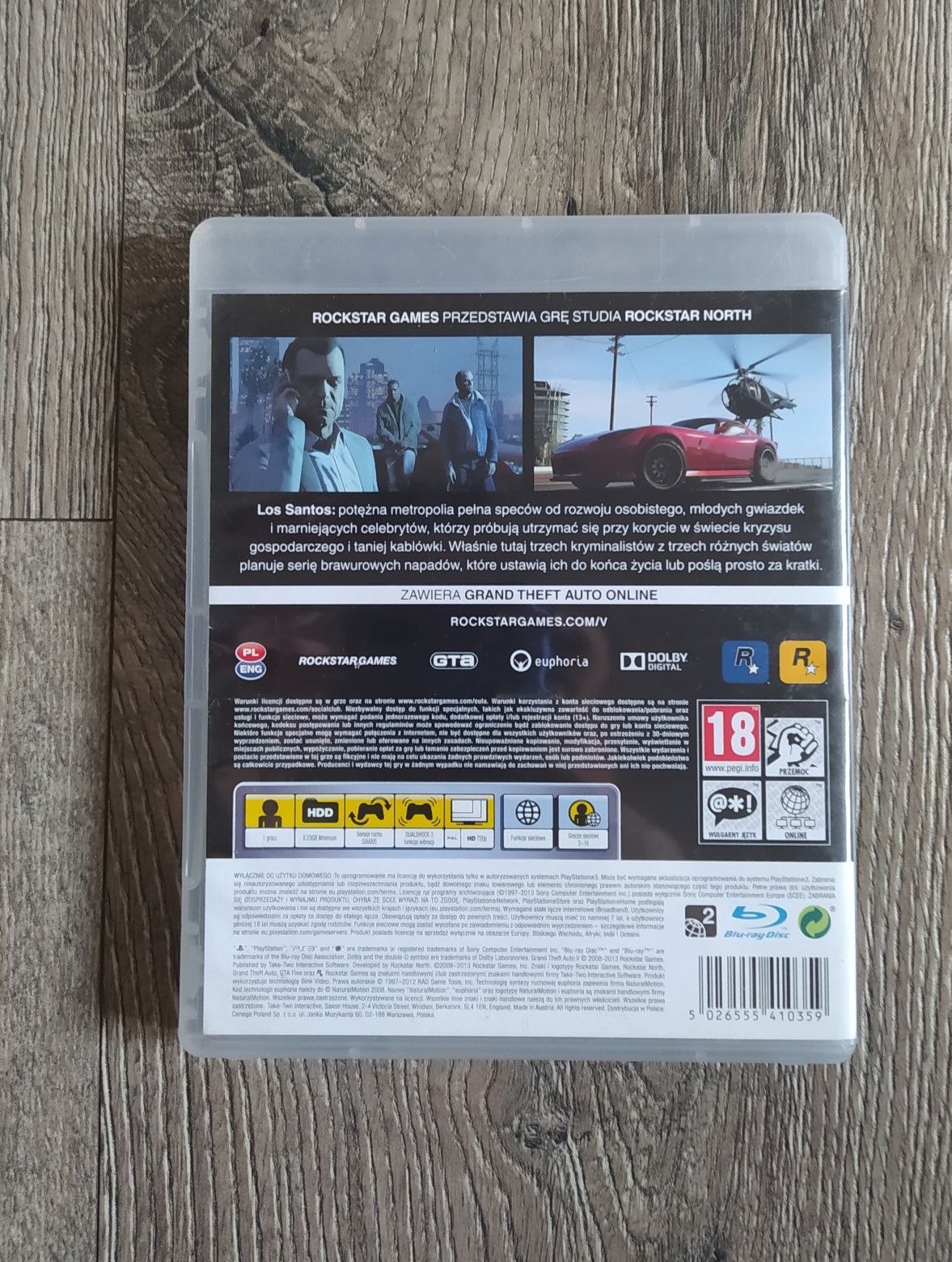 Gra PS3 Grand Theft Auto V PL Jak Nowa