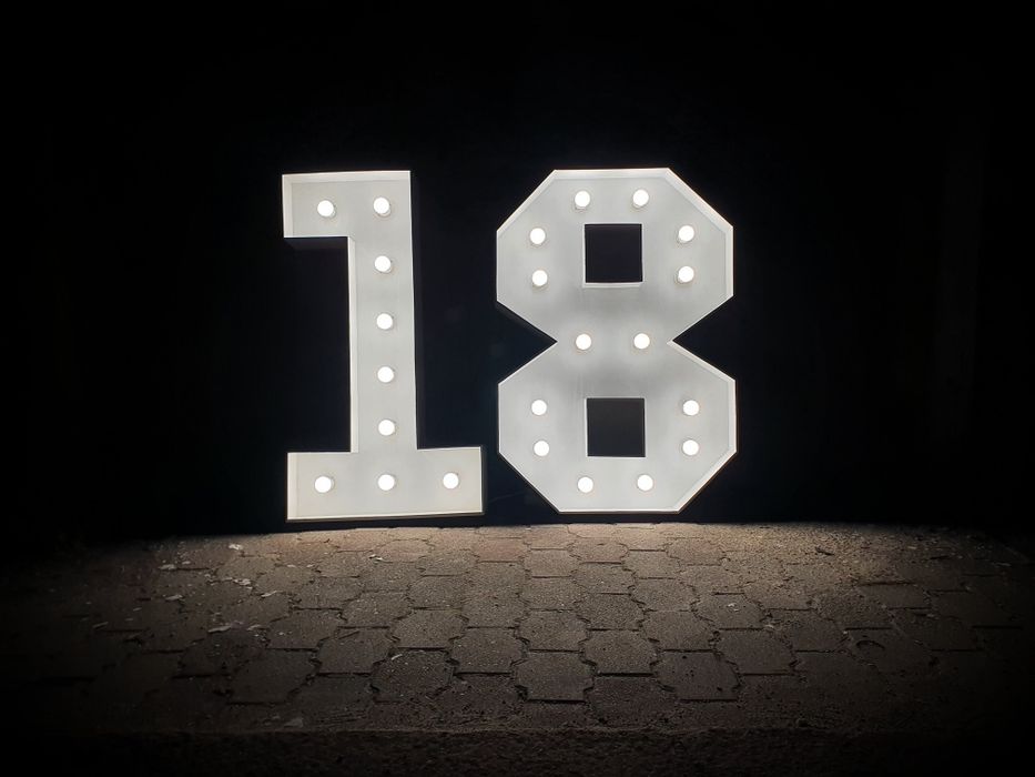 Wynajmę napis/cyfry LOVE/1/18/20/25/30/40/50/60/70/80 - Wesela/Imprezy