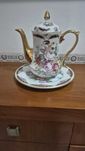 Bule grande e prato original (Limoges)