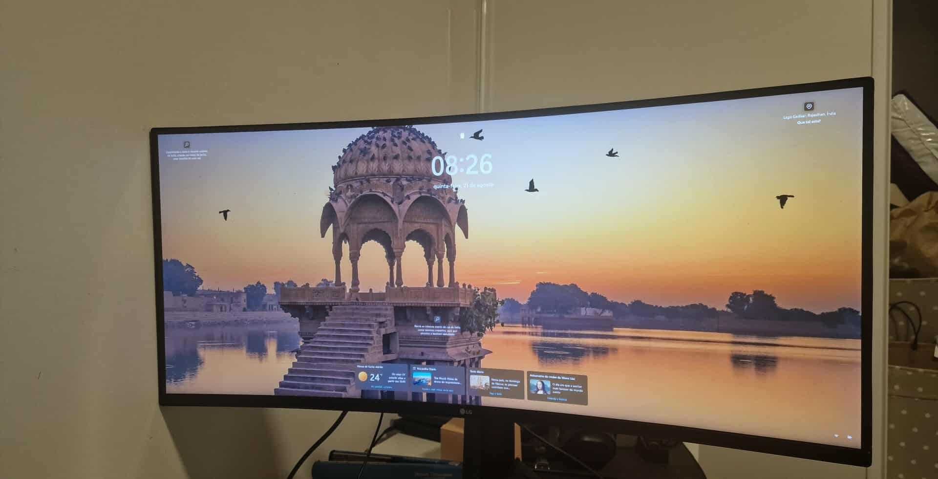 Monitor LG 34" ultrawide curvo