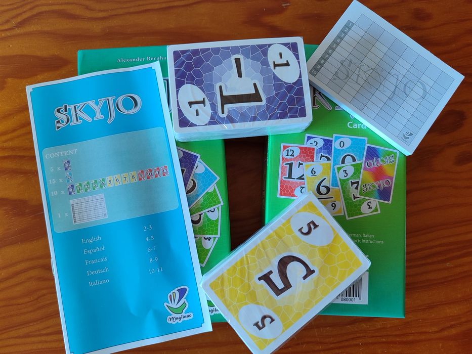 Skyjo jogo de cartas