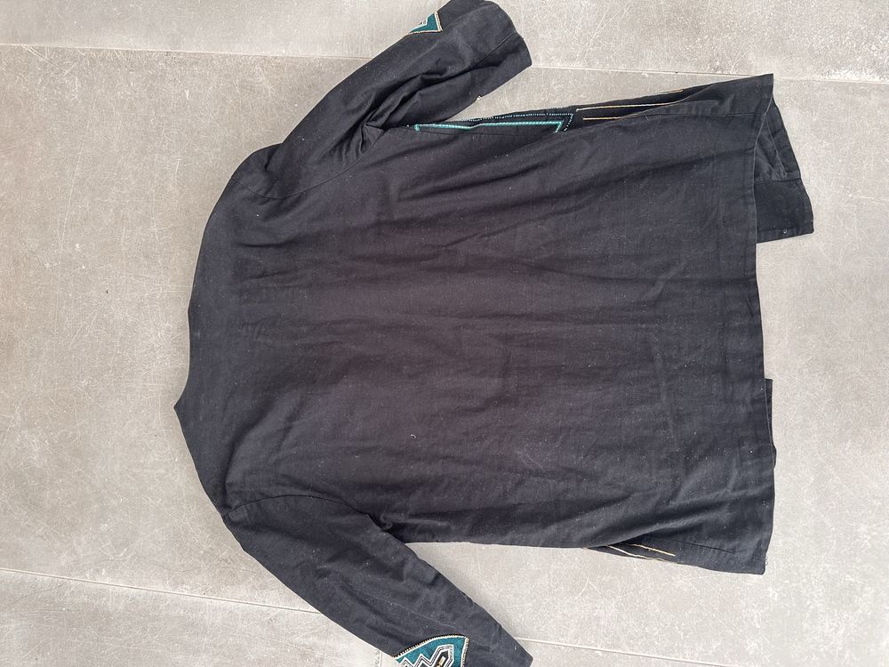 Marynarka z koralikami czarna rozmiar 38 H&M