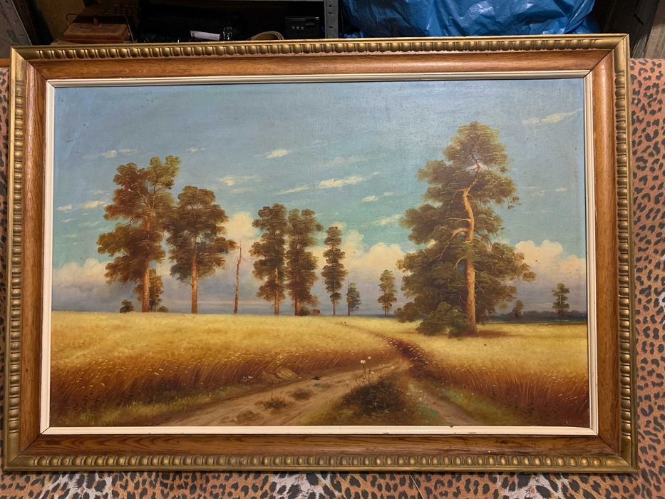 Картина Рожь (Шишкин) Масло, холст. 110х80