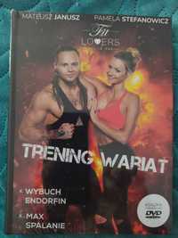 Trening wariat płyta dvd fit lovers nowy zafoliowany