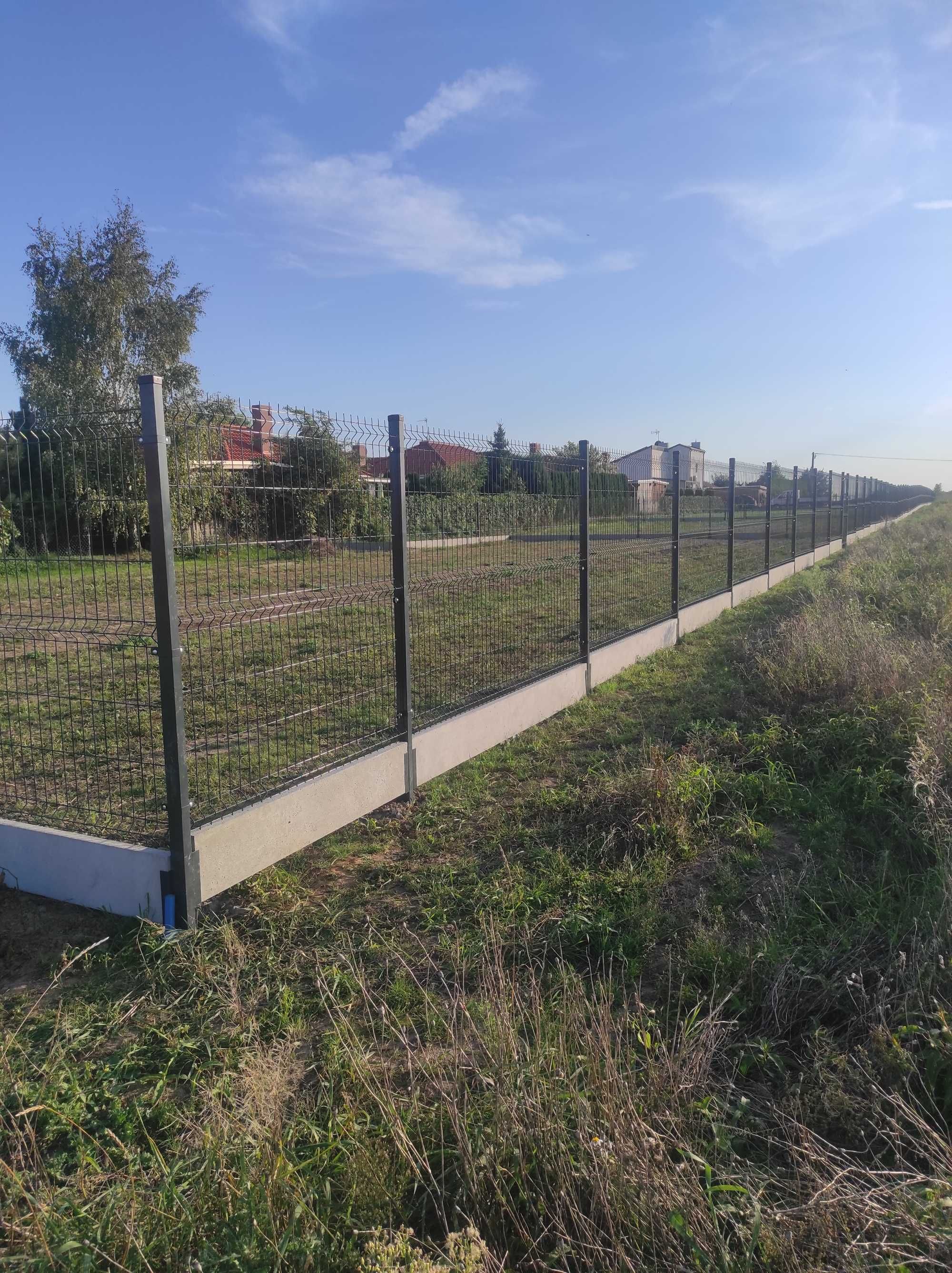Panel ogrodzeniowy 3D fi.4 153 x 250cm antracyt RAL7016 panele płot