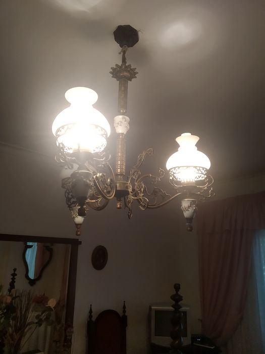 Vendo candeeiro de tecto vintage