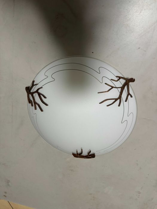 Lampa łazienkowa typu plafon albo talerz+żarówkaLED