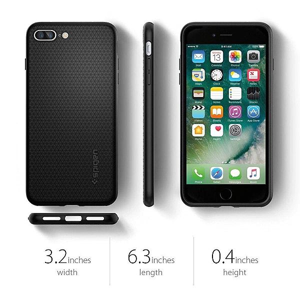 Etui Spigen Liquid Air do iPhone 7 Plus / 8 Plus Black