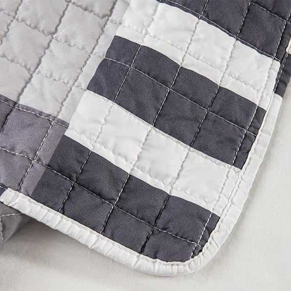 narzuta patchworkowa dwustronna narzuta na łóżko podwójne 220x240 cm