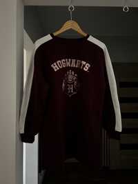 Polarowa bluza Hogwarts burgundowa 170
