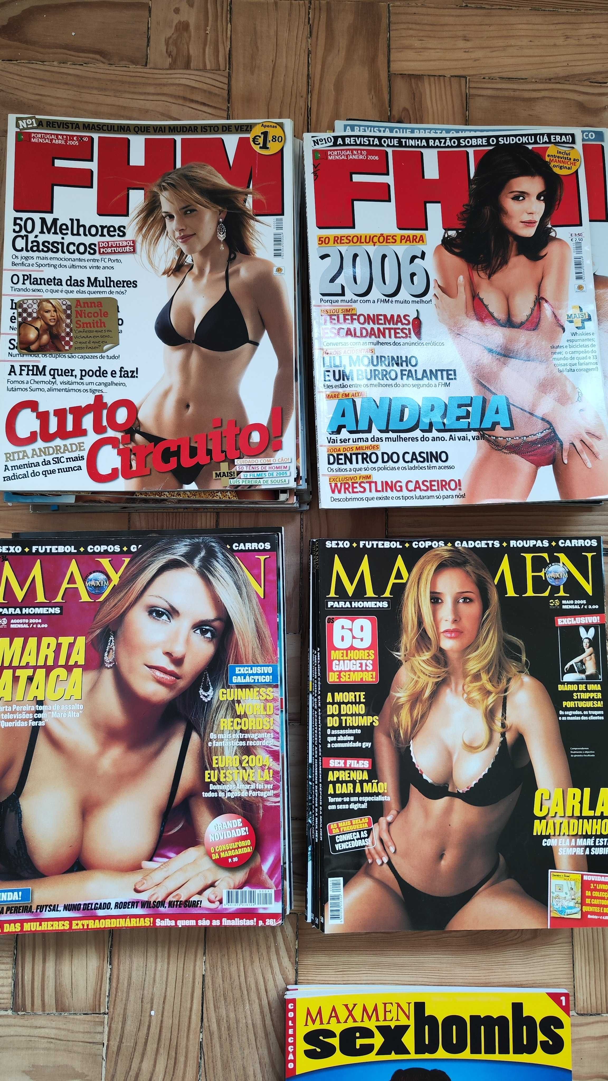Revistas FHM e Maxmen