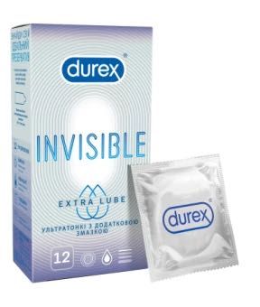 Презервативи Durex Naturals, Invisible 12шт.