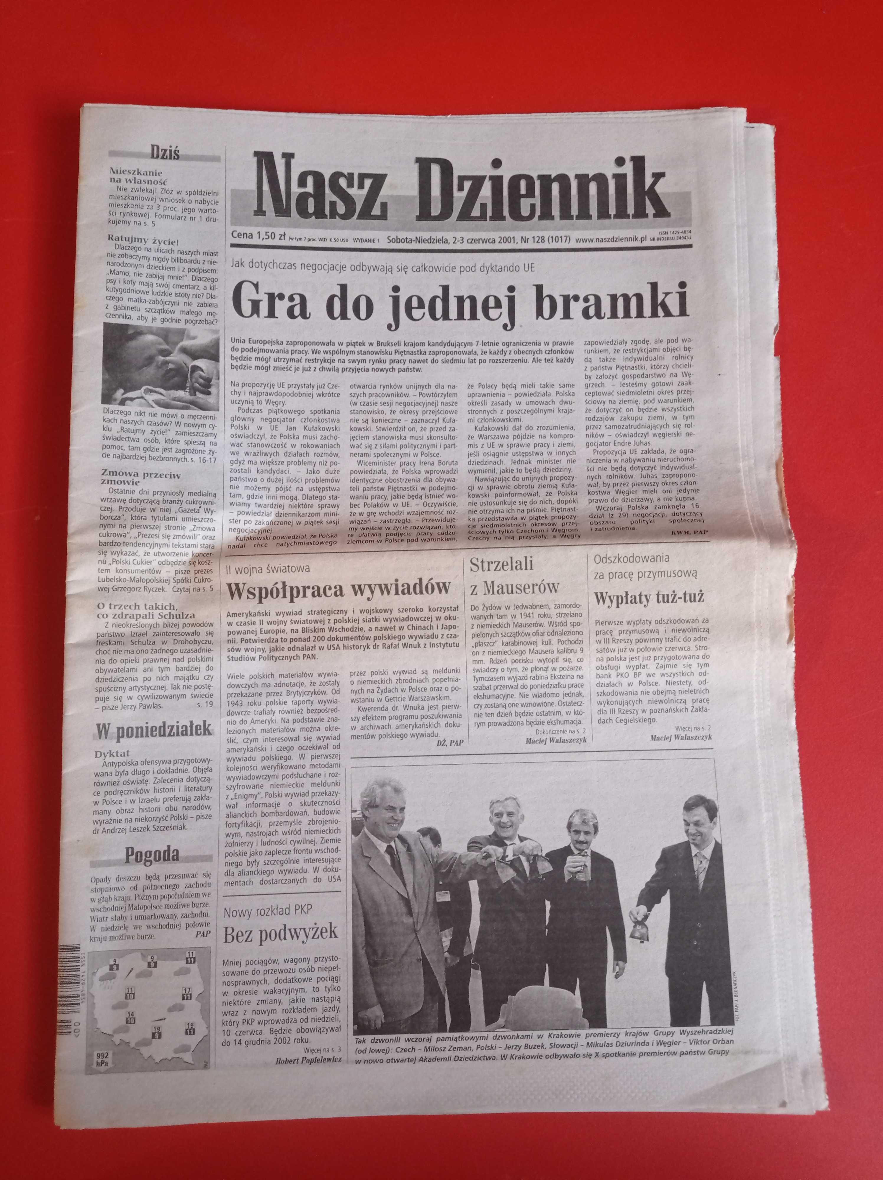 Nasz Dziennik, nr 128/2001, 2-3 czerwca 2001