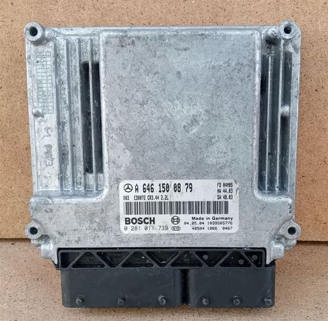 KOMPUTER SILNIKA ECU MERCEDES C W203 2.2 CDI OM646 0281011739 A6461500879