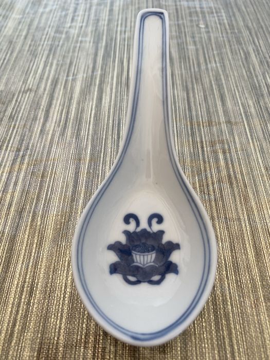 2colhere de porcelana chines antigo