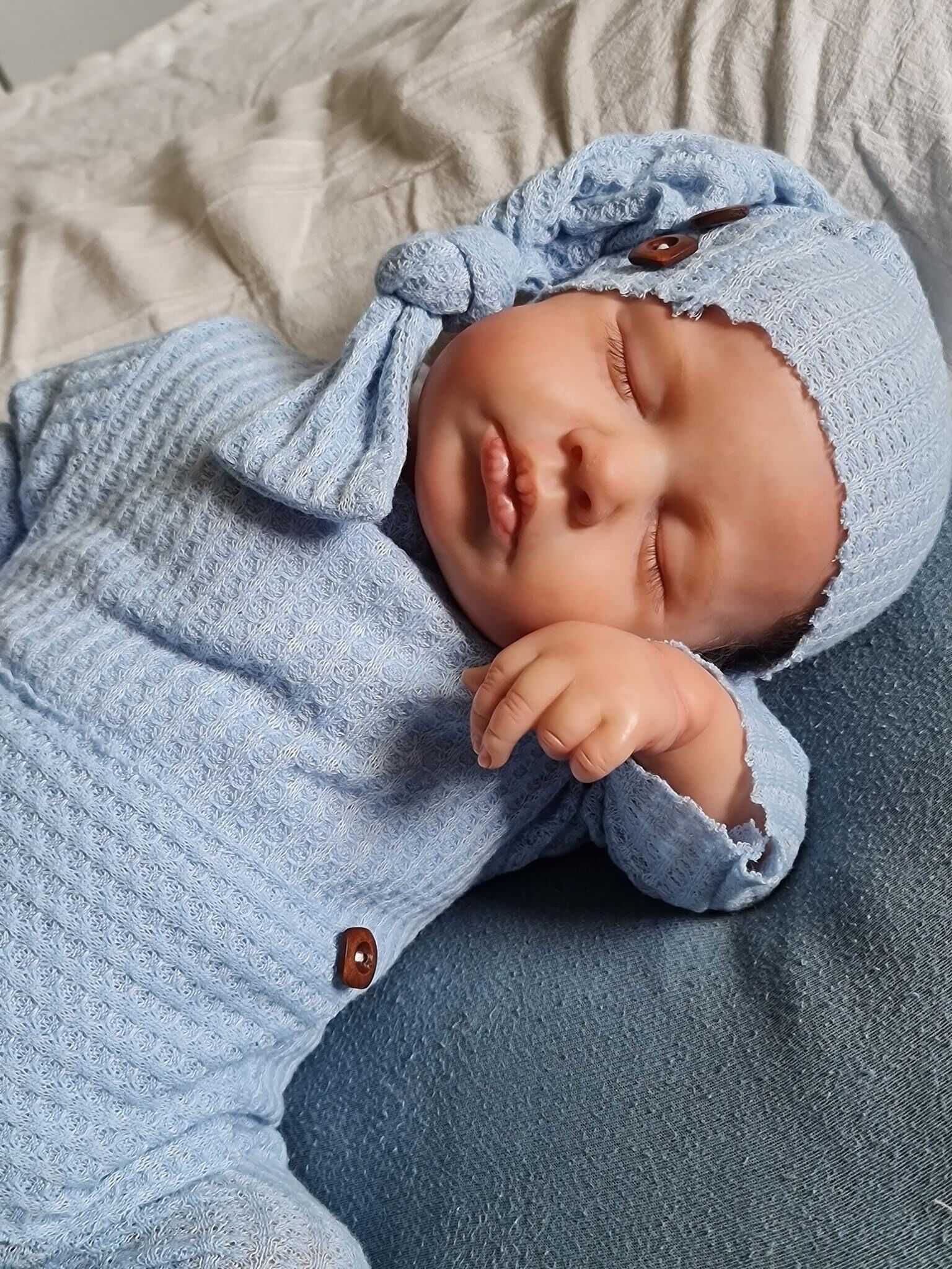 LALKA Reborn Idealne Rysy Twarzy WYSOKIEJ JAKOŚCI Farby Malowanie 3D