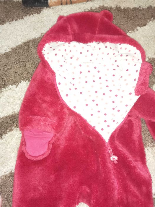 Одяг для новонароджених/Комбінезон /чоловічок/для дівчинки /плюшевий