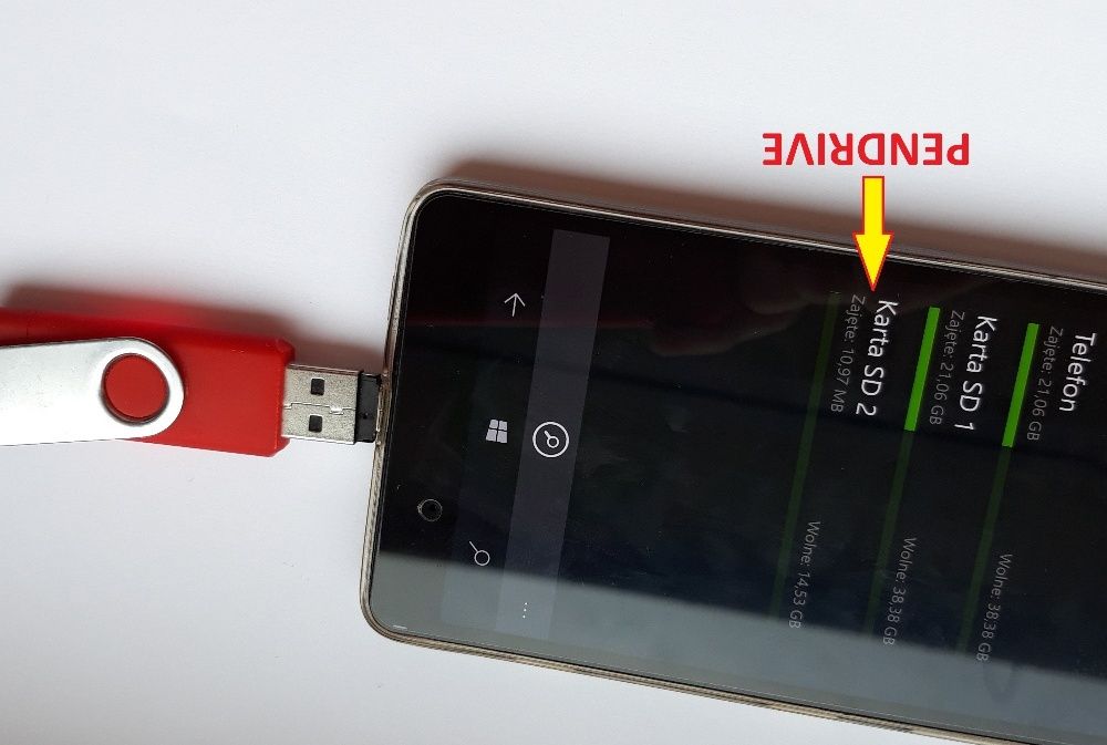 OTG USB C Adapter Przejściówka Smartfon Tablet Telefon Pendrive metal