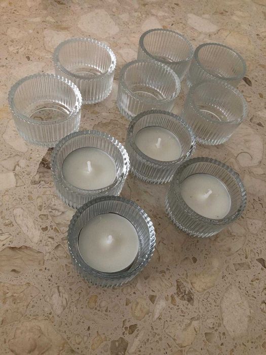 VENDO: conjunto de x10 / x20 / x30 porta-velas