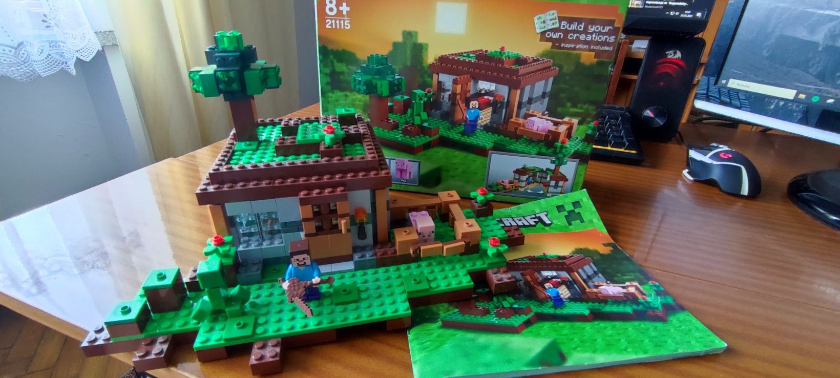 LEGO MINECRAFT 21115 Pierwsza noc Niekompletny