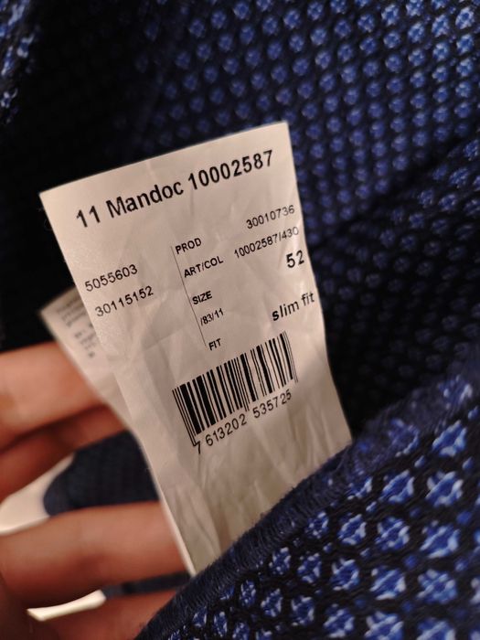 Strellson mandoc L XL синій шерстяний піджак приталений хоч на весілля