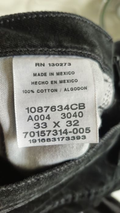 Черные джинсы Rustler (by Wrangler) 33/32