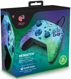 PDP Xbox Series PC Pad przewodowy Rematch Glitch Green