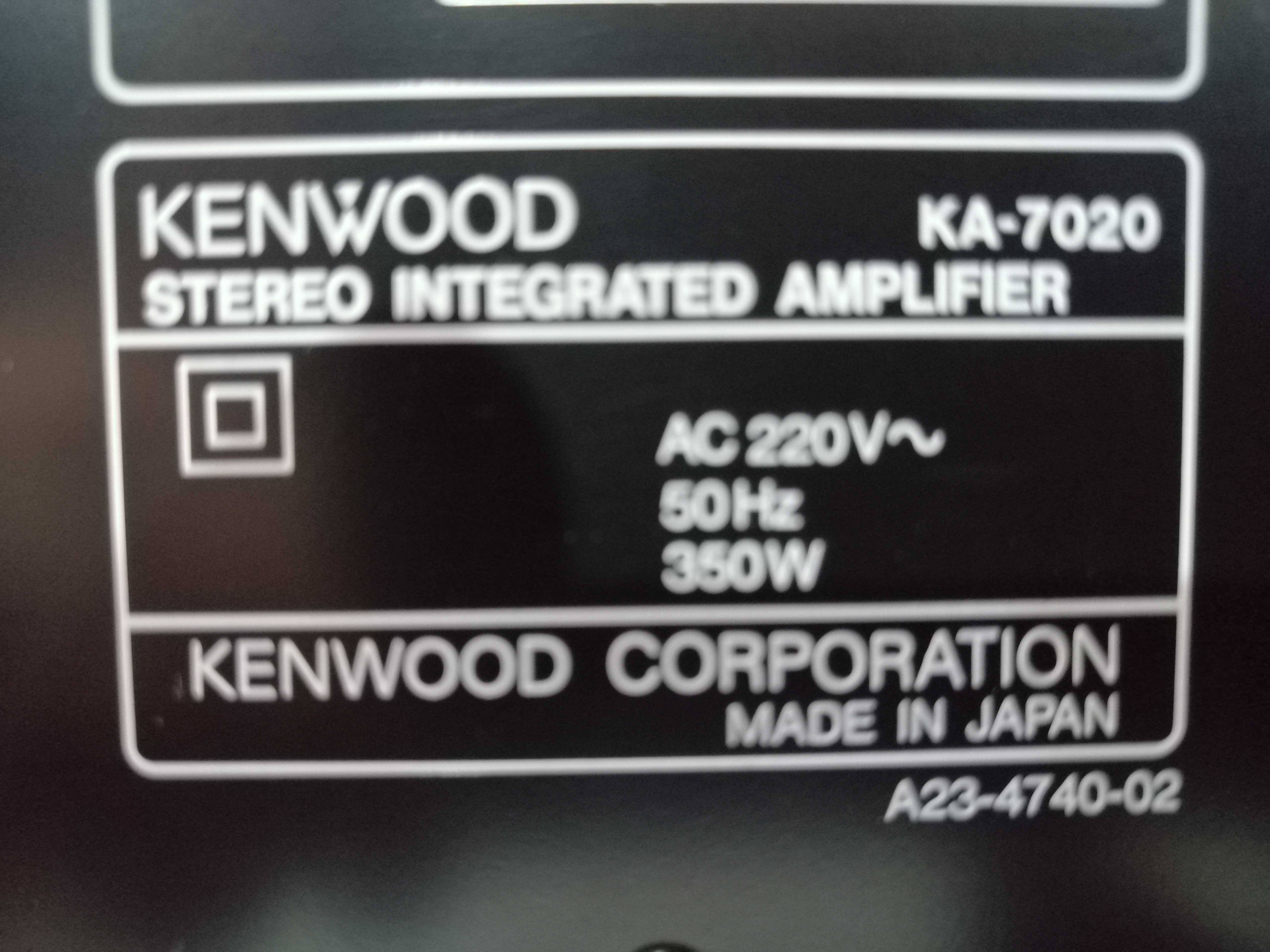 Wzmacniacz Kenwood KA-7020